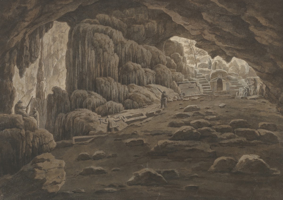 Cave of Pan near Sunium Greece 1805