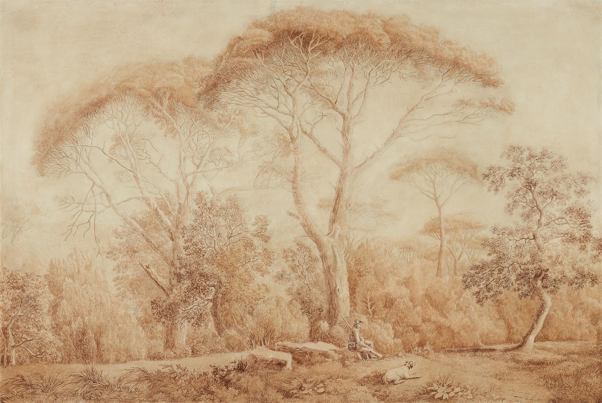 Jäger in den Cascinen von Pisa 1800