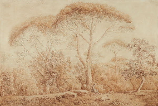 Jäger in den Cascinen von Pisa 1800