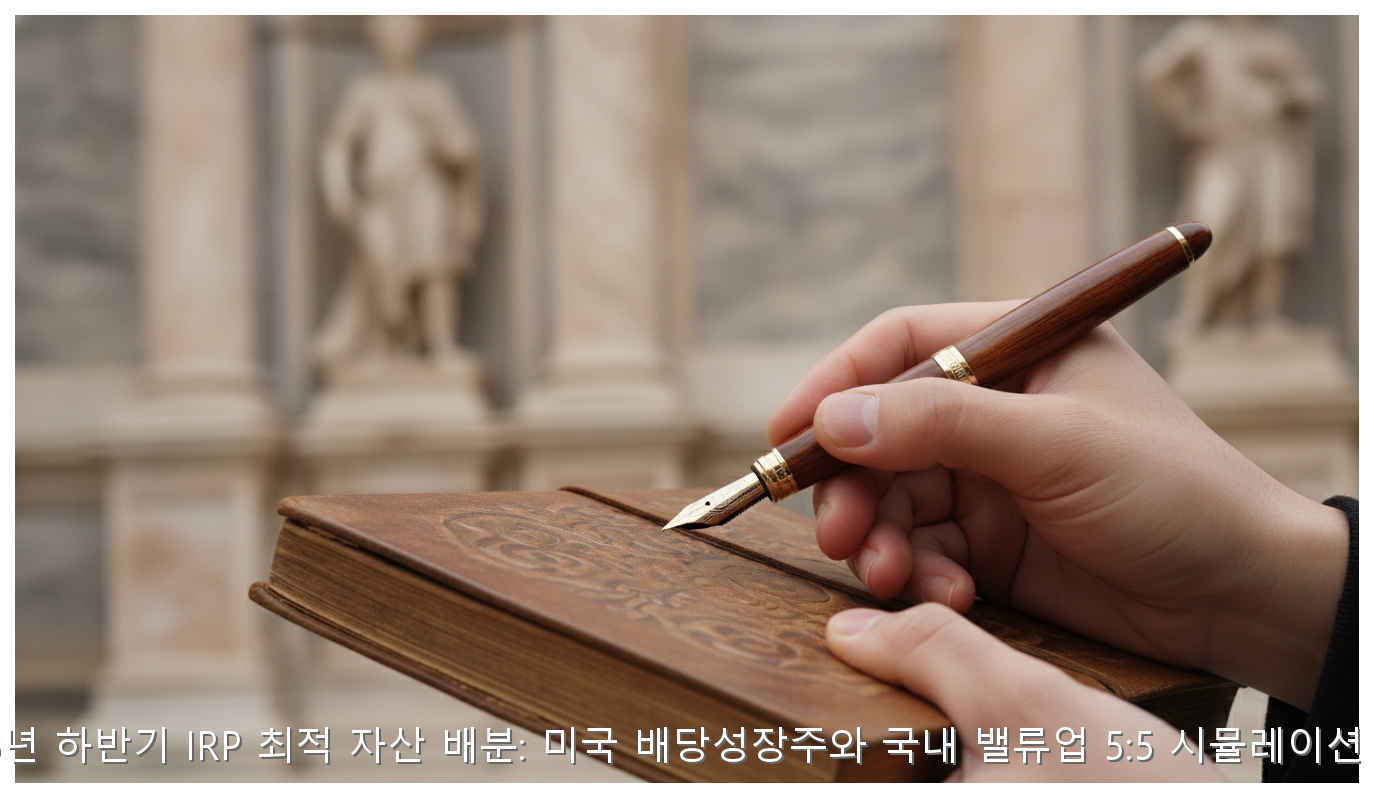 2026년 하반기 IRP 최적 자산 배분: 미국 배당성장주와 국내 밸류업 5:5 시뮬레이션 분석 핵심 안내 및 분석 인포그래픽 (4)