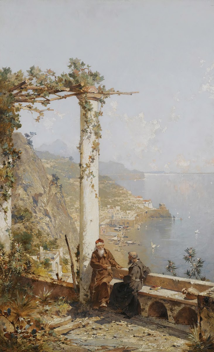 Amalfi Above The Bay Of Naples 1888
