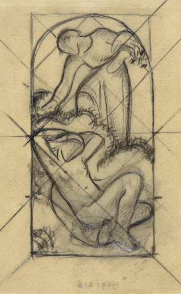 Ontwerp Met Geklede En Naakte Vrouw 1878   1938