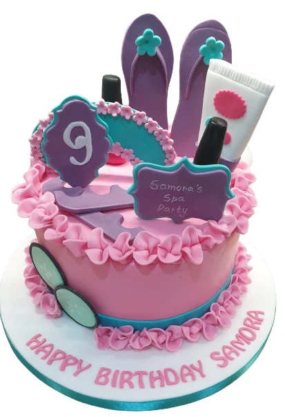 Girls Spa Birthday Cake CB-NC222