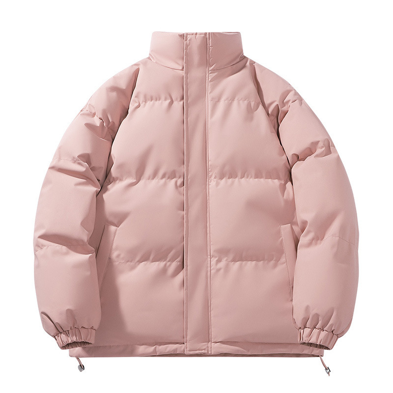Men's Puffer Jacket, Reversible, Stand Collar, Relaxed Fit