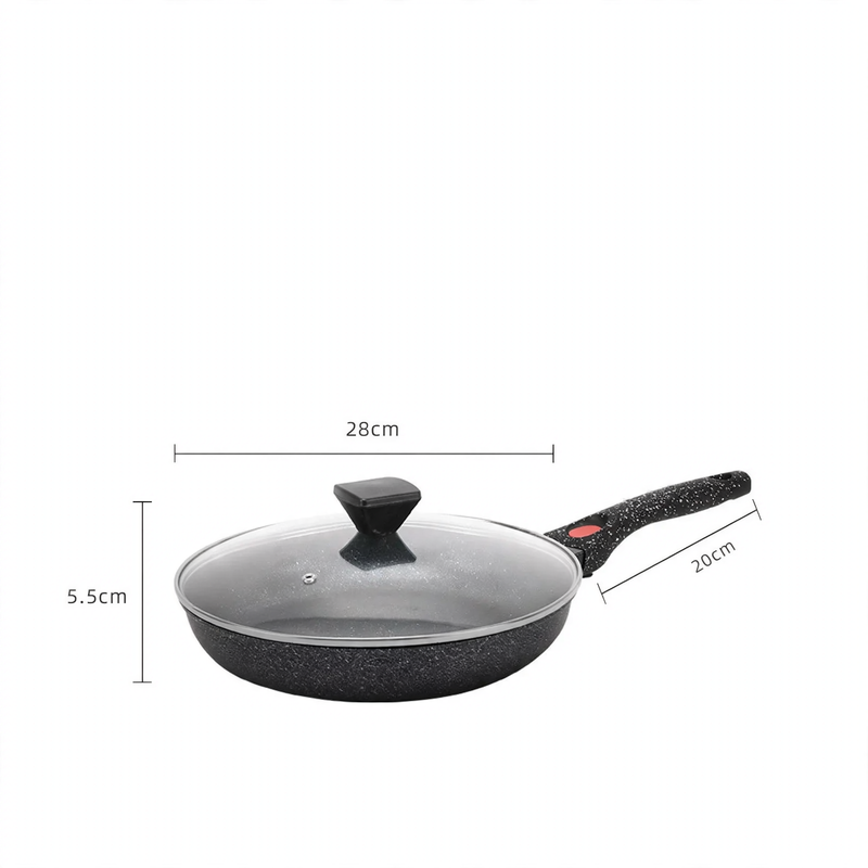 Aluminum Frying Pan with Detachable Handle