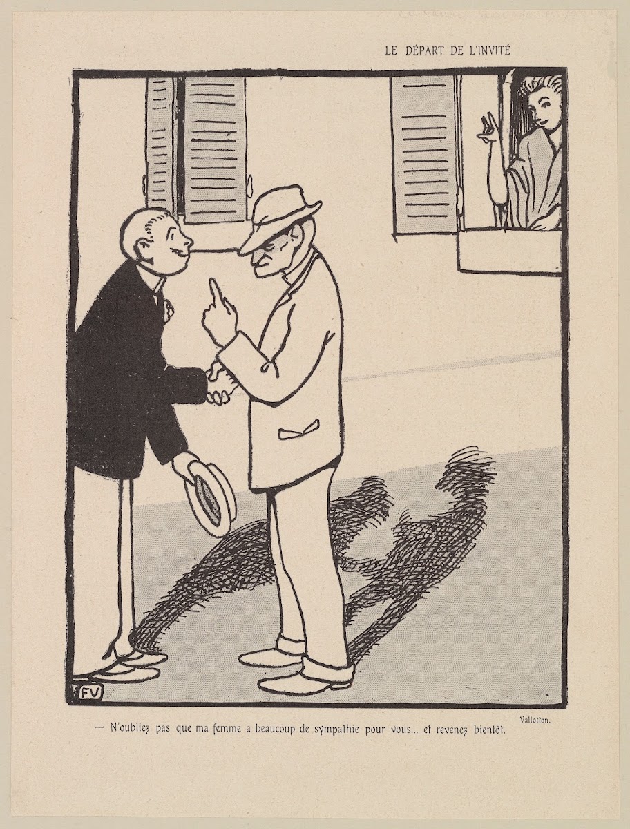 Le depart de linvité 1903