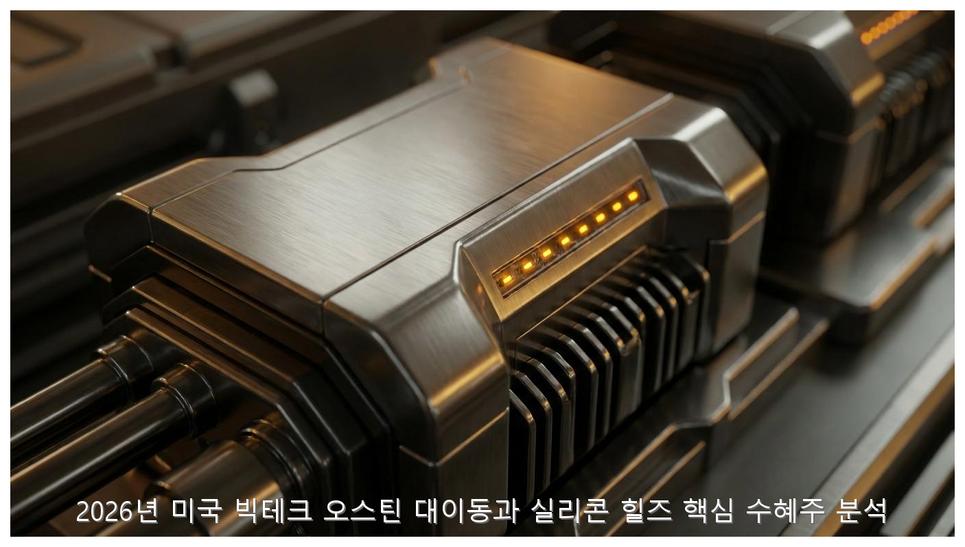 2026년 미국 빅테크 오스틴 대이동과 실리콘 힐즈 핵심 수혜주 분석 핵심 안내 및 분석 인포그래픽 (3)