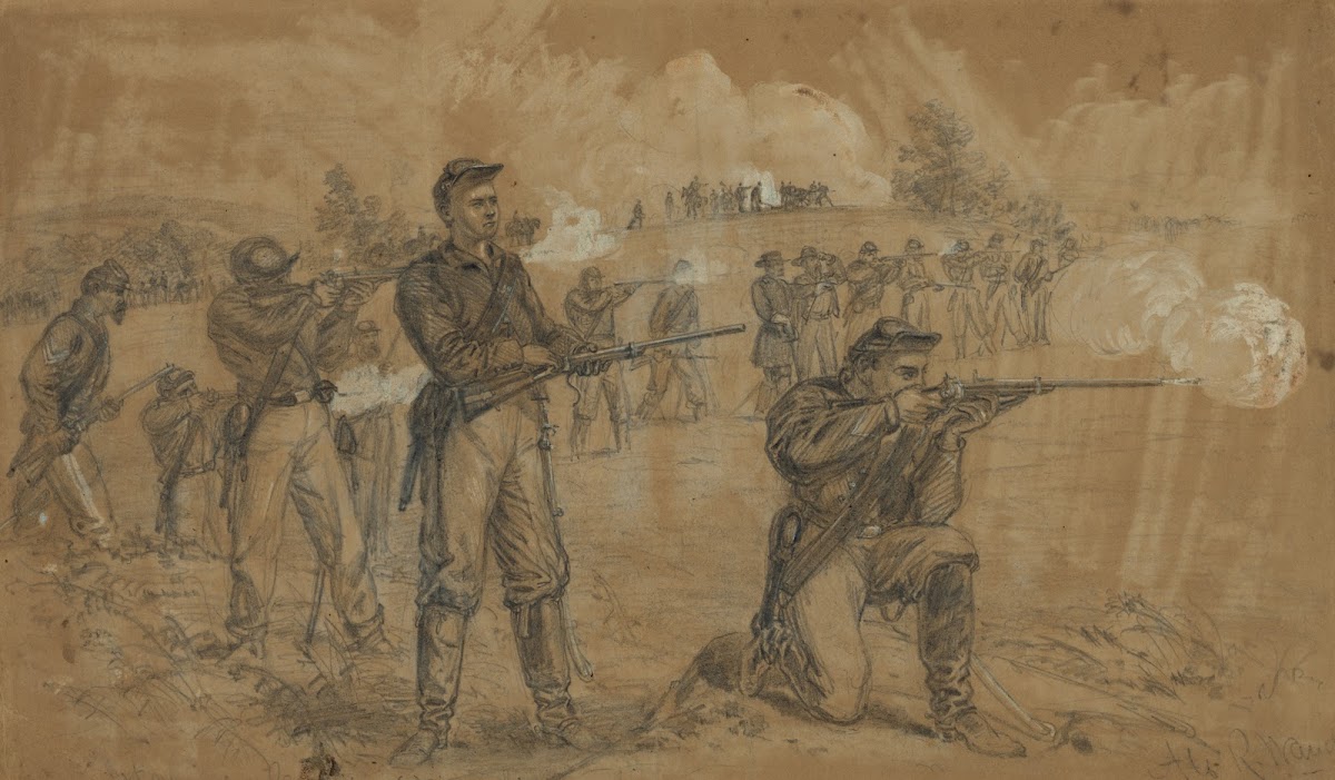 1st Maine Cavalry Skirmishing 1863
