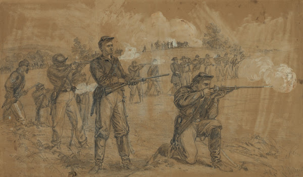 1st Maine Cavalry Skirmishing 1863