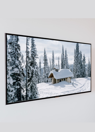 Alpine Serenity | Hand-Stretched Winter Landscape Canvas Print