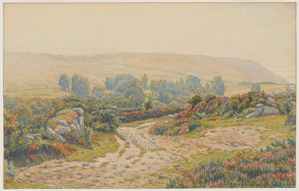 Brume et rosée Landes de Pors Léonnec Morgat 1910