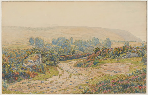 Brume et rosée Landes de Pors Léonnec Morgat 1910