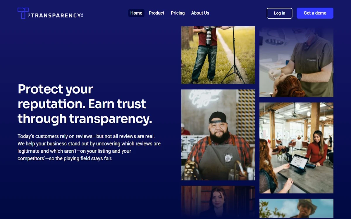 Captura de The Transparency Company