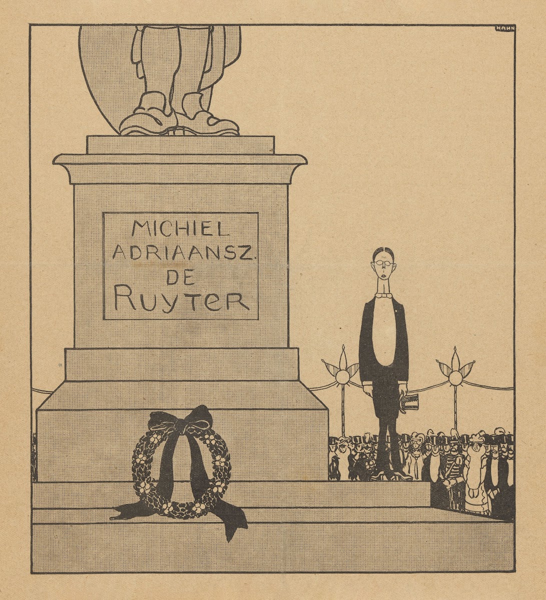De Notenkraker 23 maart 1907  De hulde van het nageslacht 1907