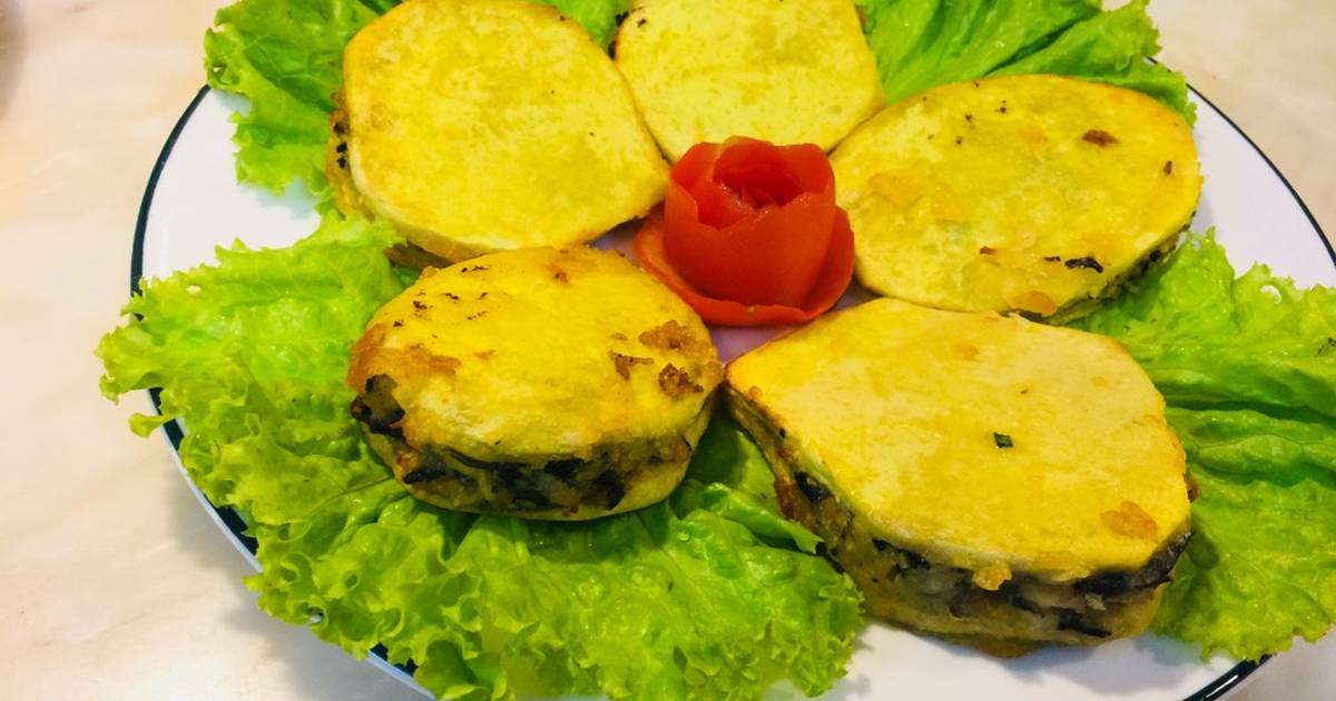 Hamberger khoai môn