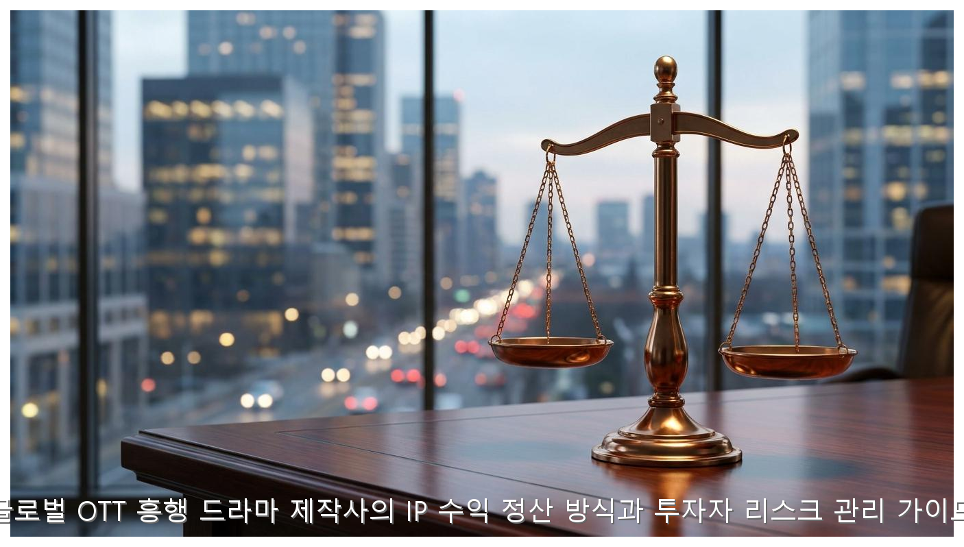 글로벌 OTT 흥행 드라마 제작사의 IP 수익 정산 방식과 투자자 리스크 관리 가이드 핵심 안내 및 분석 인포그래픽 (3)