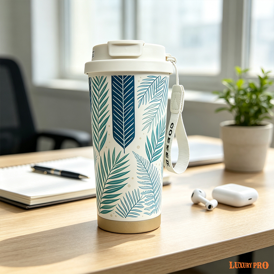 Embossed Lily of the Valley Mug
