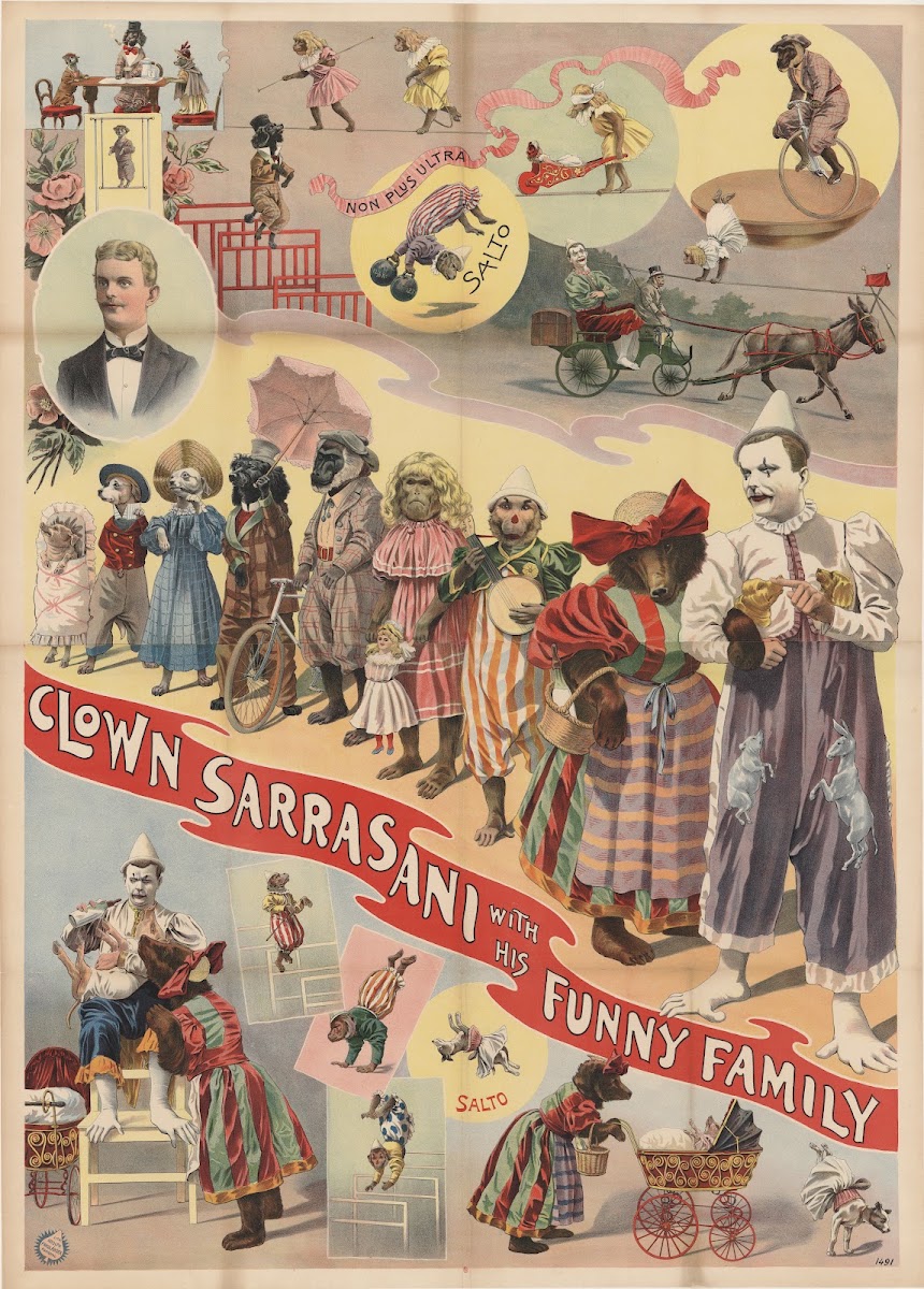 Clown Sarrasani with his funny family 1897 11326x15798 (1)
