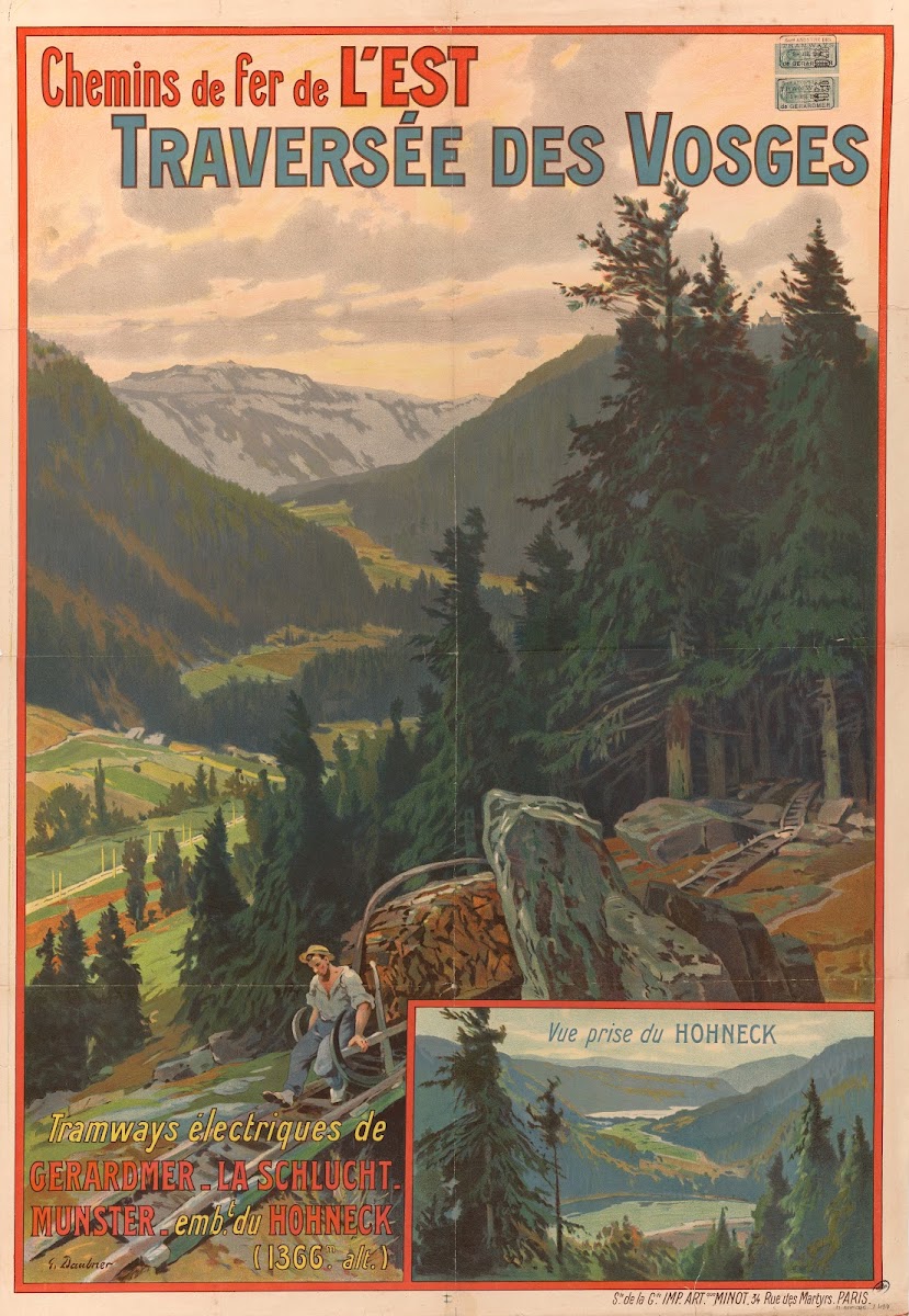 Chemins De Fer De LEst TraverséE Des Vosges 1908