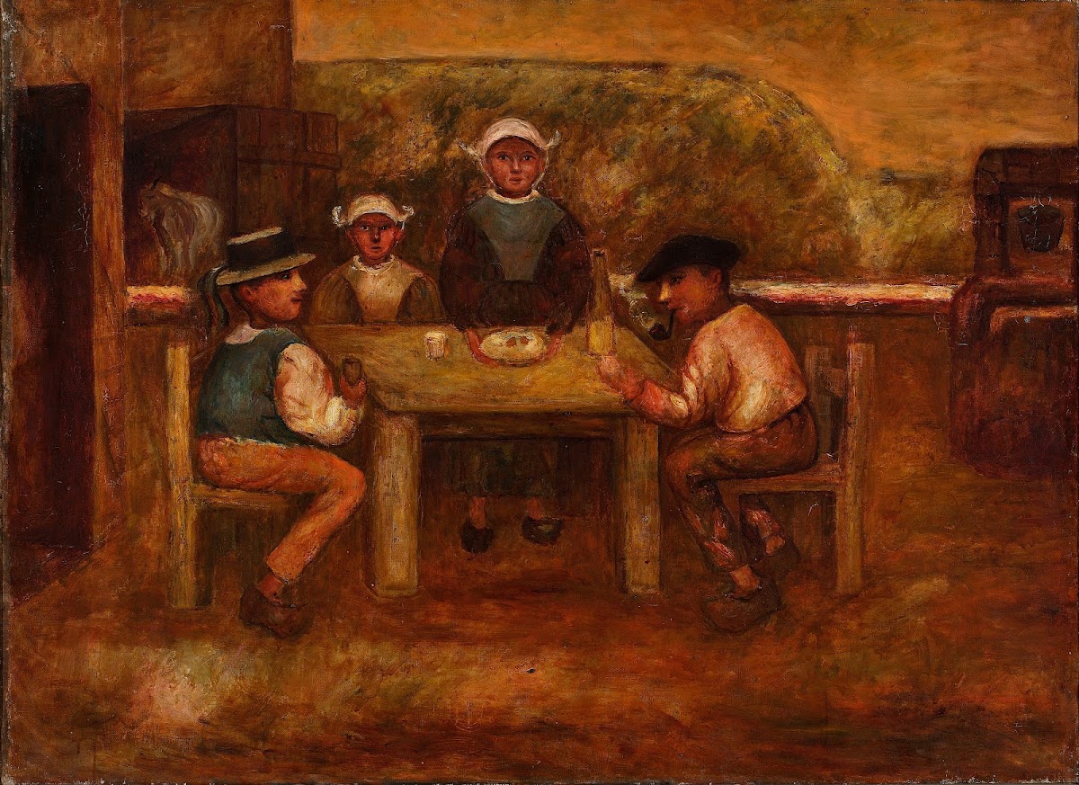 Peasants meal 1919