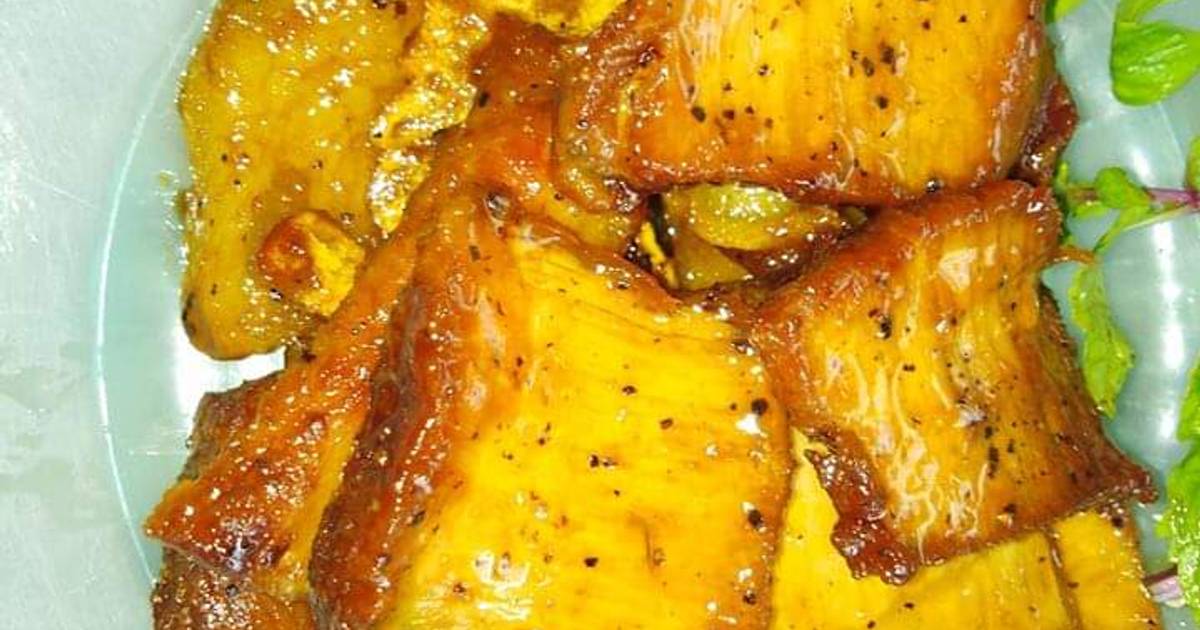 Ba chỉ chiên mắm
