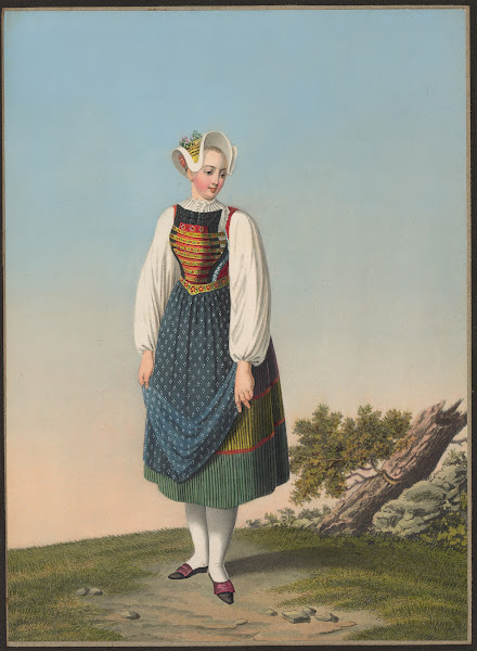 Salomé Kalk De Sulzthal au Canton dArgovie Fille dun Laboureur aisé 1825 1830