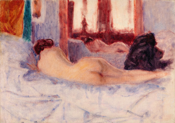 A Reclining Nude before a Mirror 1909