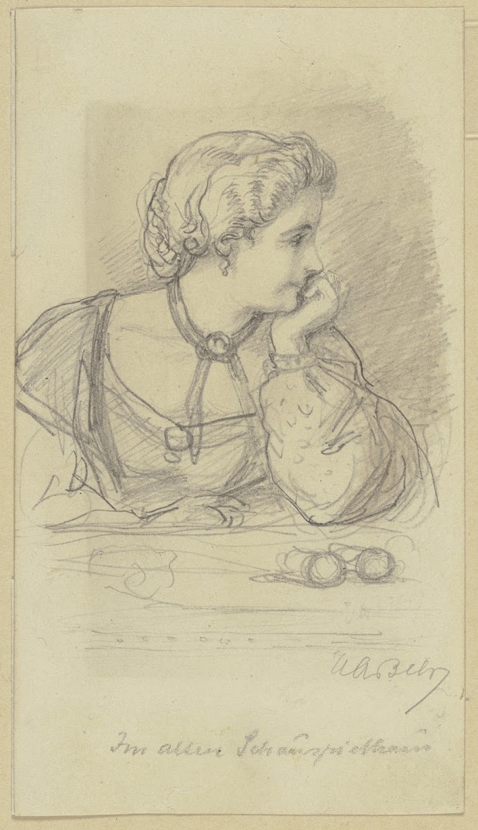 Besucherin des Schauspielhauses