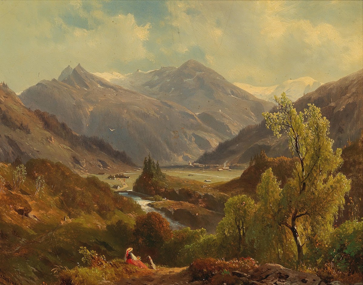 The Böcksteiner Valley with the Rathausberg Wildbad Gastein Upper Austria