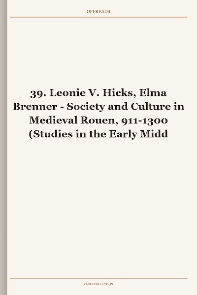 39. Leonie V. Hicks, Elma Brenner