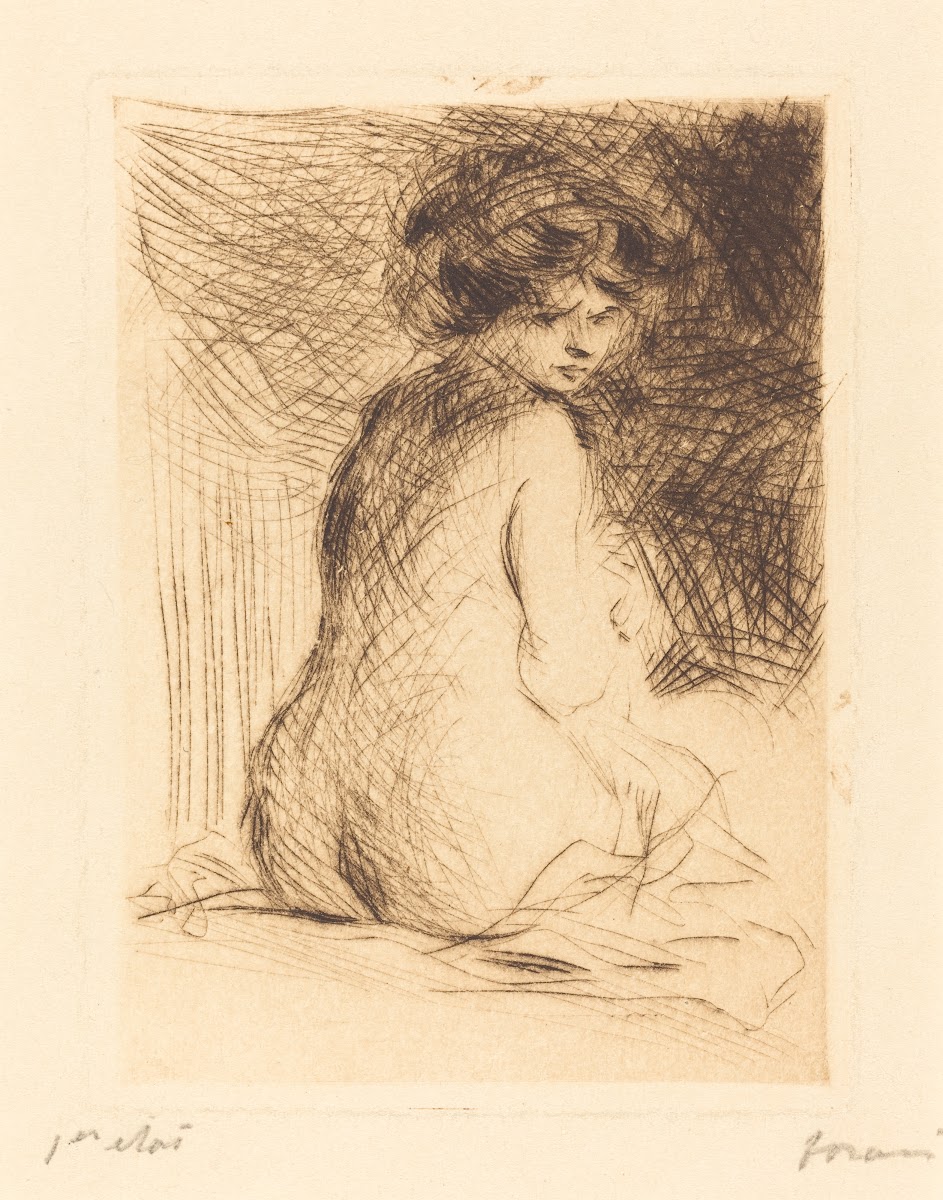 Nude Woman Seen from the Back 1910