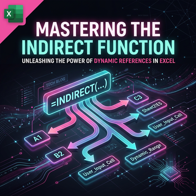 INDIRECT Và Tham Chiếu Động Trong Excel: Tạo Công Thức Linh Hoạt Vô Hạn