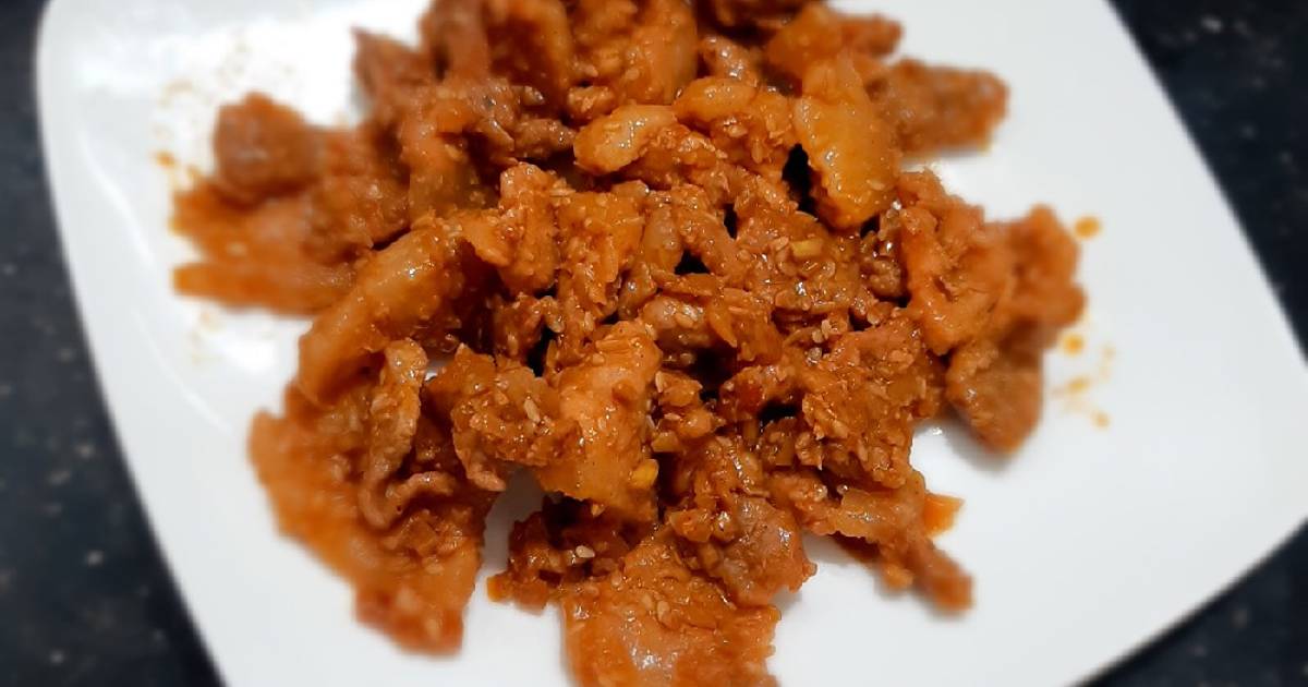 Thịt rang sả cháy cạnh
