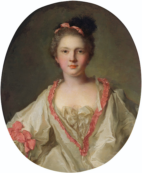 Portrait of Marie Thérèse Geoffrin 1715 1791 Marquise de la Ferté Imbault