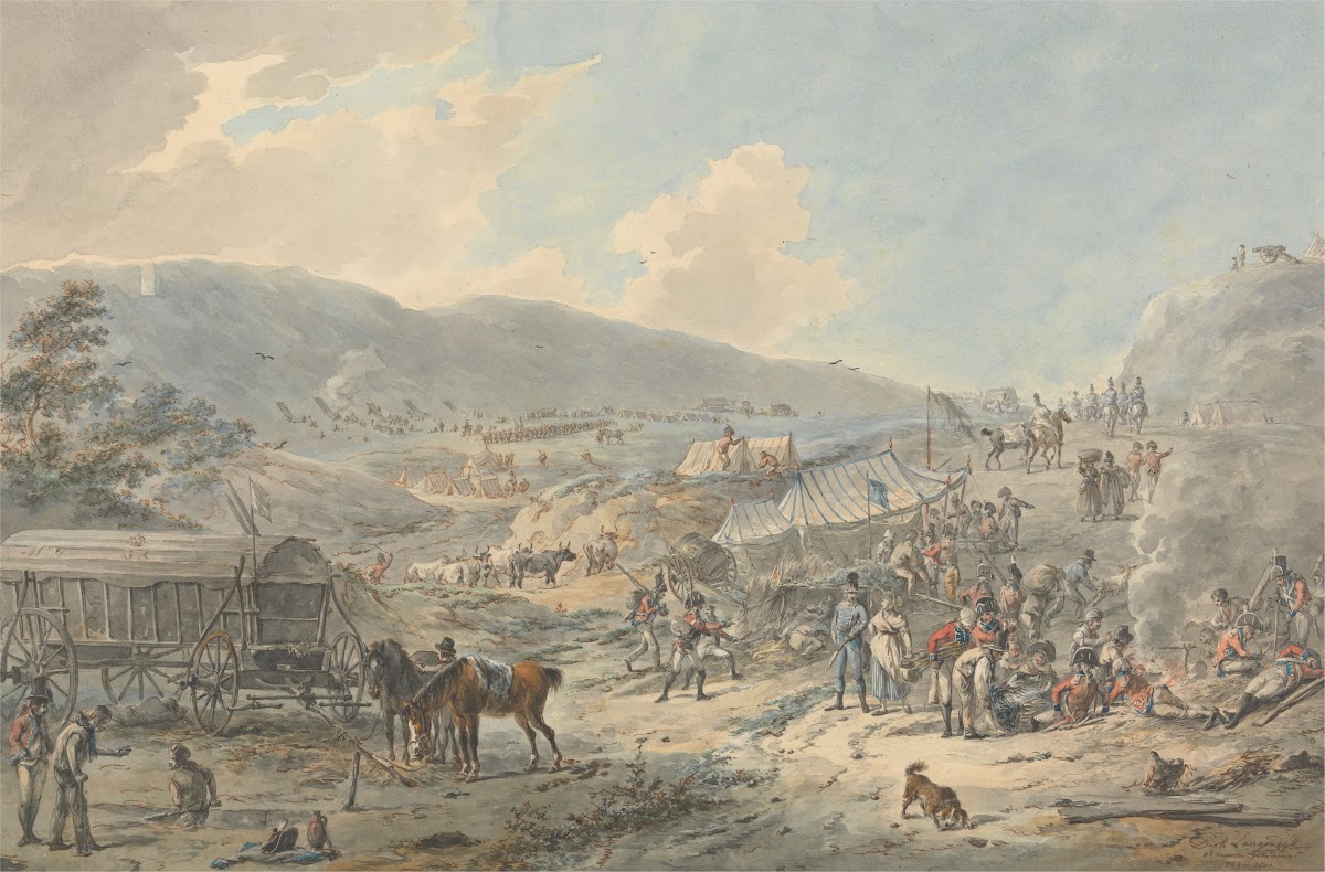 A British Encampment 1799 to 1801