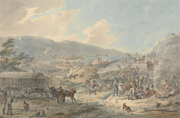 A British Encampment 1799 to 1801