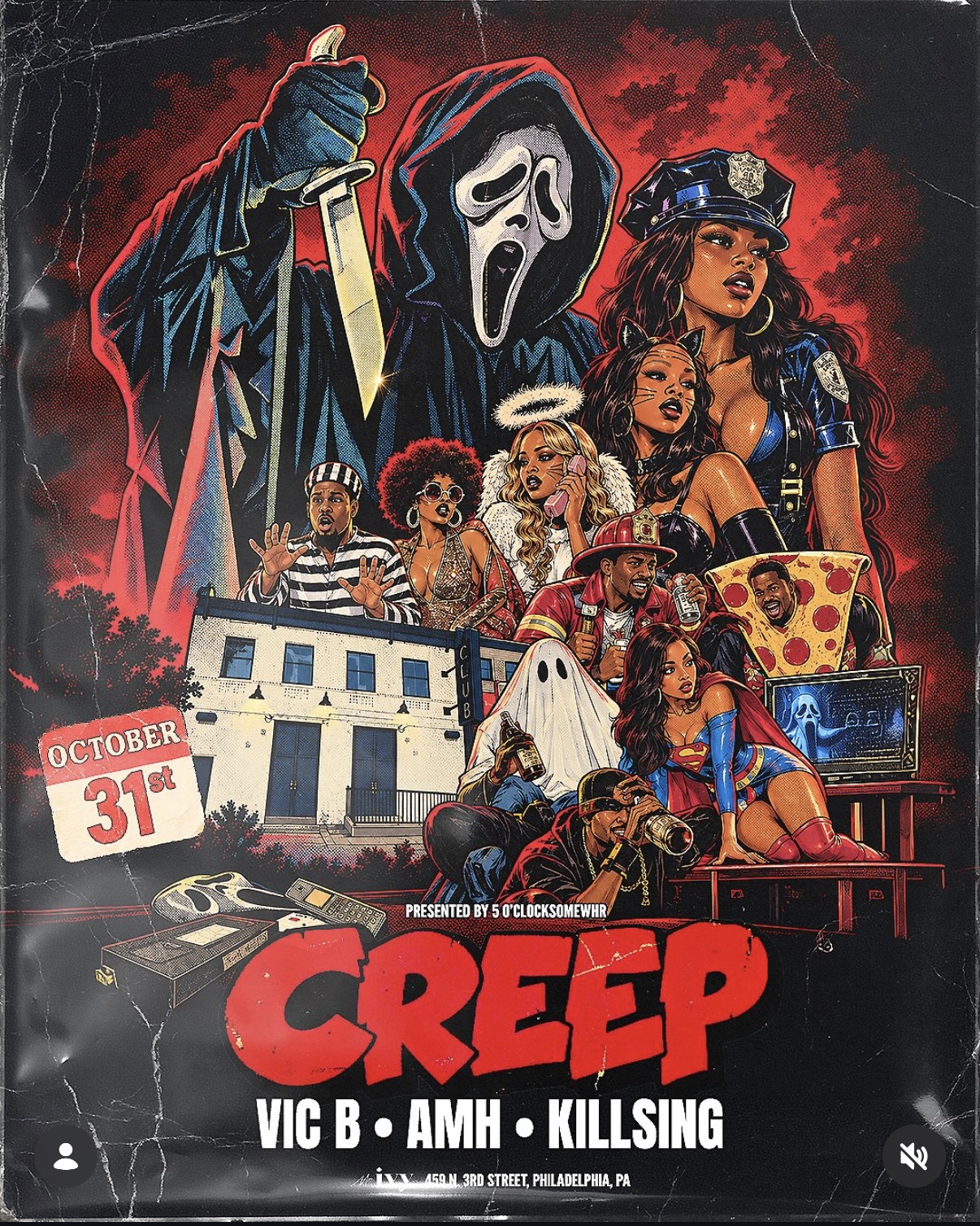 Flyer for Creep