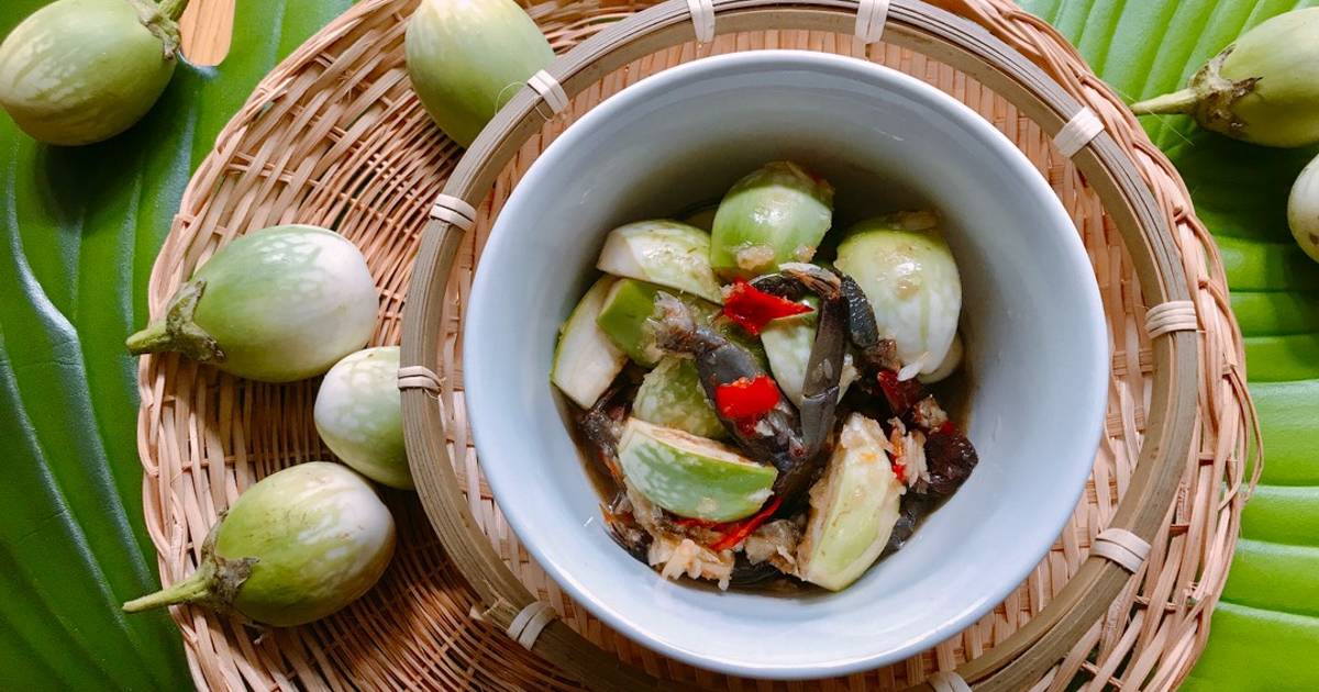 Cà Pháo Xanh Trộn Ba Khía