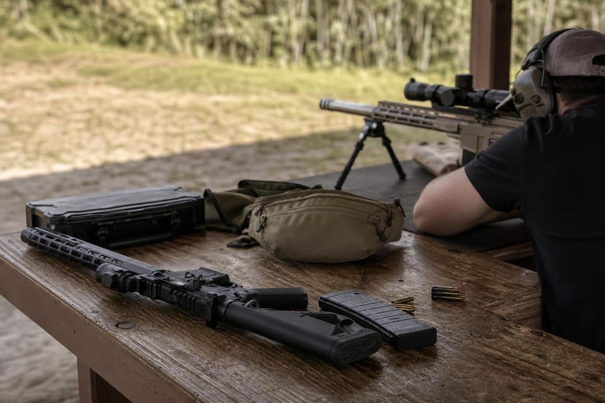 shooting ranges near me for AR rifle practice in Denison Texas