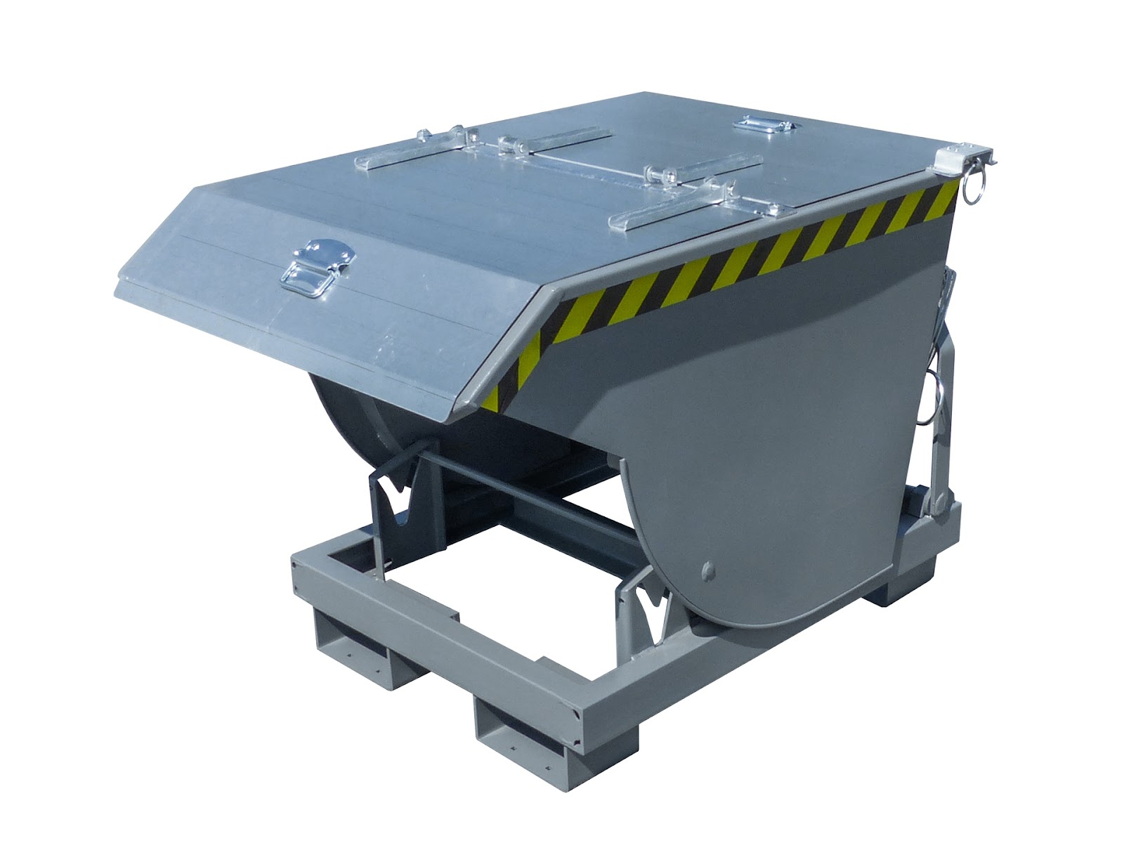 Spaander-kiepcontainer SKM 30, gelakt, Muisgrijs