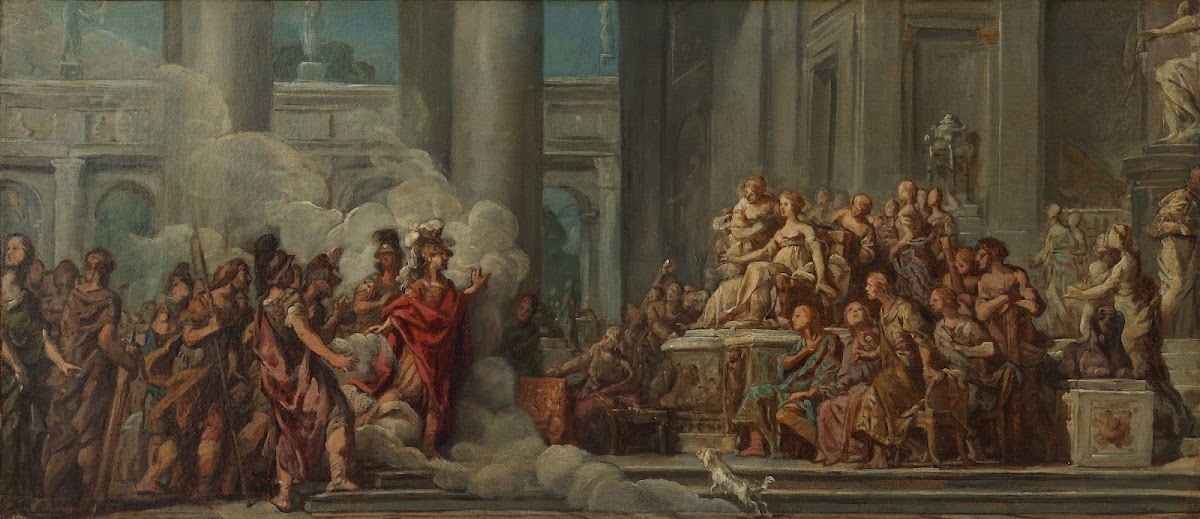 The Arrival of Aeneas in Carthage 1772 1774