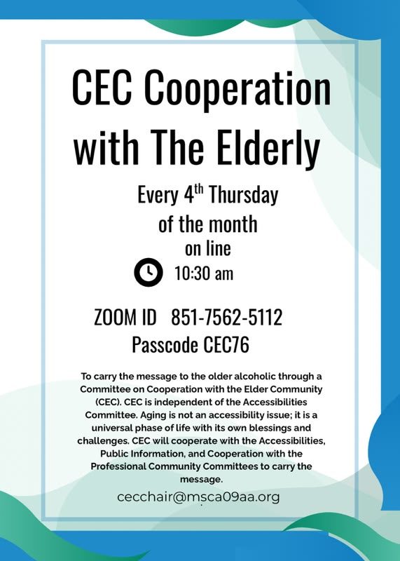 Flyer: CEC Committee