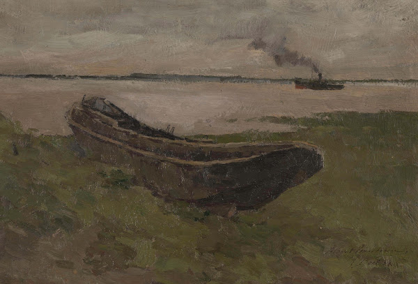 De Schelde in Doel 1894