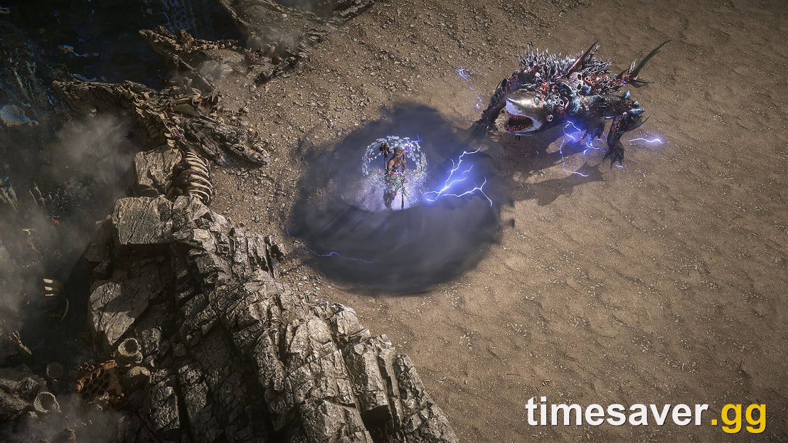 Path of Exile 2 endgame boss fight — the kind of pinnacle content worth finishing before the 1.0 economy reset