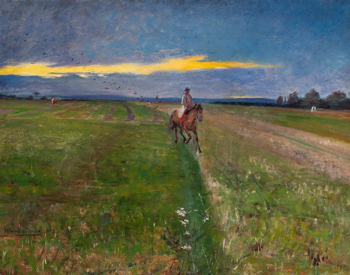 Peasant on horseback