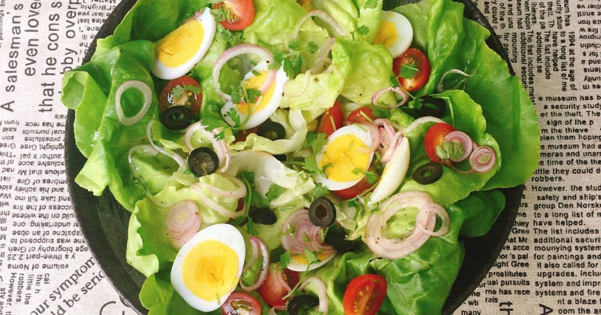 Salad Trứng Và Olive