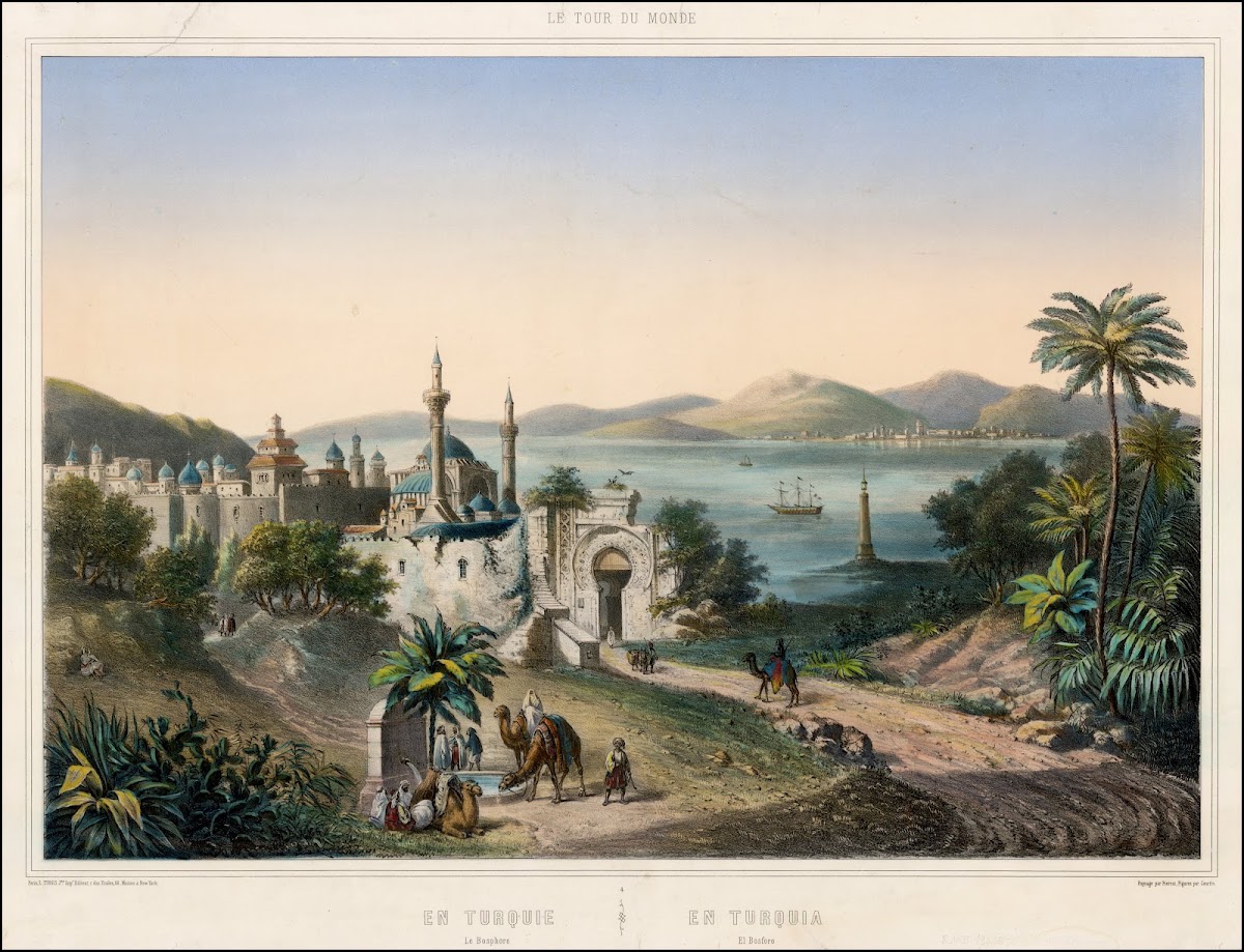 En Turquie  Le Bosphore 1820