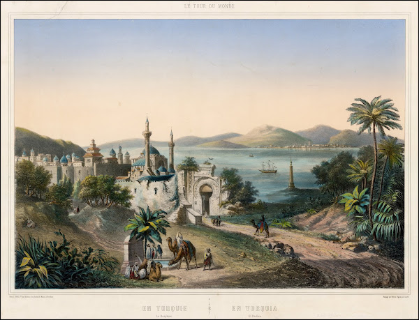 En Turquie  Le Bosphore 1820