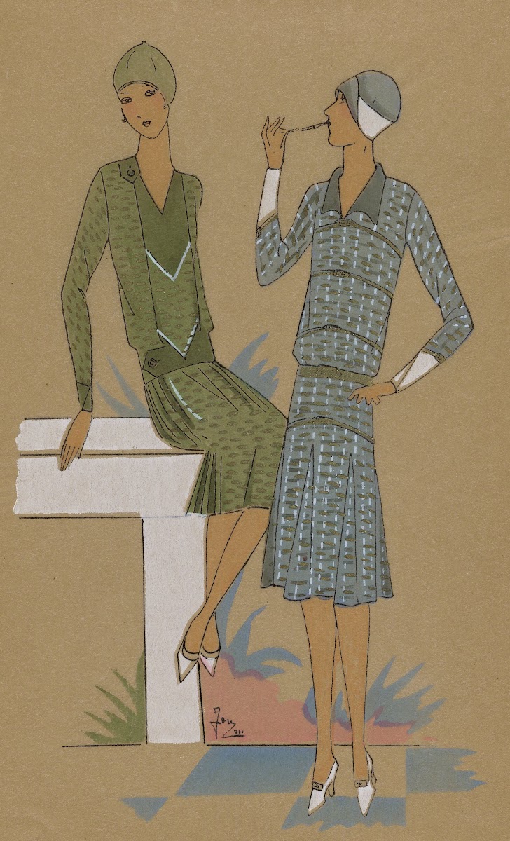 Sylvette Jolie robe de form 1927