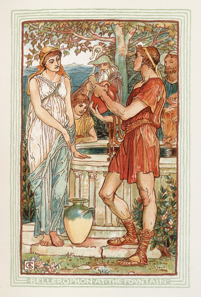 Bellerophon at the fountain 1893